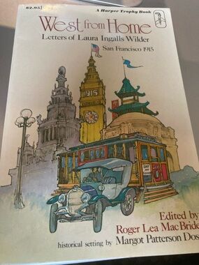 West from home letters of Laura Ingalls wilder vintage paperback 1976
